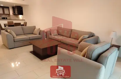 شقة - غرفة نوم - 2 حمامات للايجار في فيفا غرب - فيفا بحرية - جزيرة اللؤلؤة - الدوحة