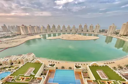 Apartment - 1 Bedroom - 2 Bathrooms for rent in Al Mutahidah Tower - Viva Bahriyah - The Pearl Island - Doha