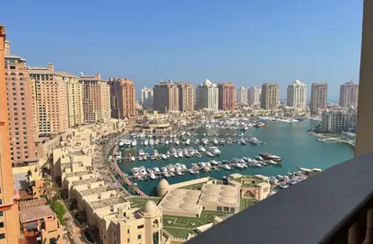 Apartment - 2 Bedrooms - 3 Bathrooms for rent in East Porto Drive - Porto Arabia - The Pearl Island - Doha