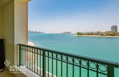 شقة - 2 غرف نوم - 3 حمامات للايجار في فيفا بحرية شرق - فيفا بحرية - جزيرة اللؤلؤة - الدوحة