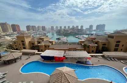 Apartment - 2 Bedrooms - 2 Bathrooms for rent in Tower 9 - Porto Arabia - The Pearl Island - Doha