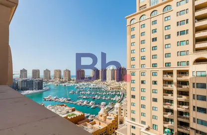 Apartment - 1 Bedroom - 2 Bathrooms for rent in West Porto Drive - Porto Arabia - The Pearl Island - Doha