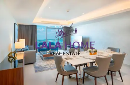 Apartment - 2 Bedrooms - 3 Bathrooms for rent in Abraj Bay - Abraj Quartiers - The Pearl Island - Doha