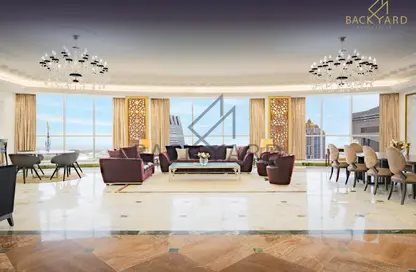 Apartment - 4 Bedrooms - 6 Bathrooms for rent in Dusit Hotel  and  Suites Doha - Diplomatic Street - West Bay - Doha