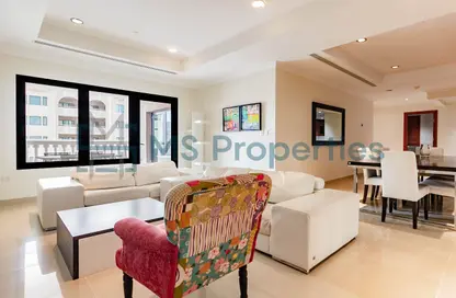 Apartment - 2 Bedrooms - 7 Bathrooms for sale in East Porto Drive - Porto Arabia - The Pearl Island - Doha