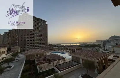 Apartment - 1 Bedroom - 2 Bathrooms for rent in East Porto Drive - Porto Arabia - The Pearl Island - Doha