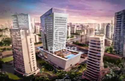Office Space - Studio - 2 Bathrooms for sale in Marina Tower 27 - Marina District - Lusail
