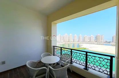 Apartment - 2 Bedrooms - 4 Bathrooms for rent in Viva Central - Viva Bahriyah - The Pearl Island - Doha