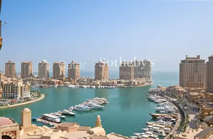 Water View image for: Apartment - 4 Bedrooms - 6 Bathrooms for sale in Tower 7 (Ferrari Tower) - Porto Arabia - The Pearl Island - Doha, Image 1