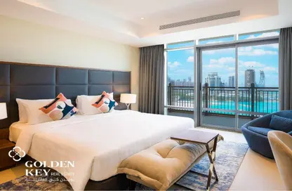 تاون هاوس - 2 غرف نوم - 3 حمامات للايجار في ابراج باي - منطقة الأبراج - جزيرة اللؤلؤة - الدوحة