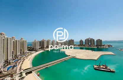 Apartment - Studio - 1 Bathroom for rent in Viva East - Viva Bahriyah - The Pearl Island - Doha
