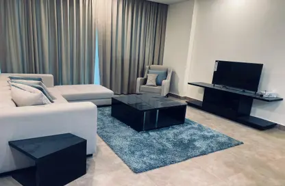 Living Room image for: Apartment - 2 Bedrooms - 3 Bathrooms for sale in Al Erkyah City - Lusail, Image 1