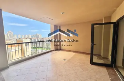 Apartment - 1 Bedroom - 2 Bathrooms for rent in Tower 25 - Porto Arabia - The Pearl Island - Doha