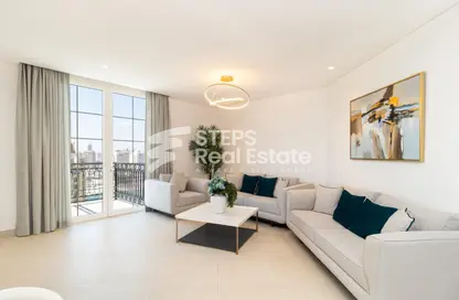 Apartment - 3 Bedrooms - 5 Bathrooms for rent in Viva East - Viva Bahriyah - The Pearl Island - Doha