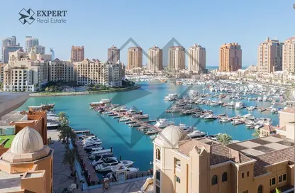 Water View image for: Apartment - 1 Bedroom - 2 Bathrooms for rent in East Porto Drive - Porto Arabia - The Pearl Island - Doha, Image 1