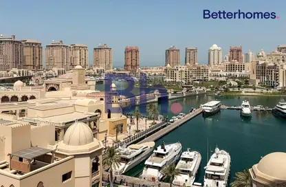 Apartment - 1 Bedroom - 2 Bathrooms for rent in West Porto Drive - Porto Arabia - The Pearl Island - Doha