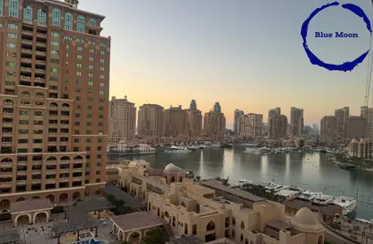 Apartment - 1 Bedroom - 2 Bathrooms for sale in West Porto Drive - Porto Arabia - The Pearl Island - Doha