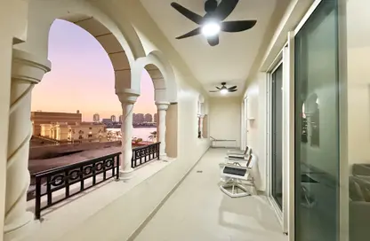 شقة - غرفة نوم - 2 حمامات للايجار في فيفا غرب - فيفا بحرية - جزيرة اللؤلؤة - الدوحة