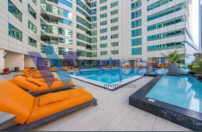 شقة - 2 غرف نوم - 3 حمامات للايجار في برج وست باي - الخليج الجنوبي - الخليج الغربي - الدوحة