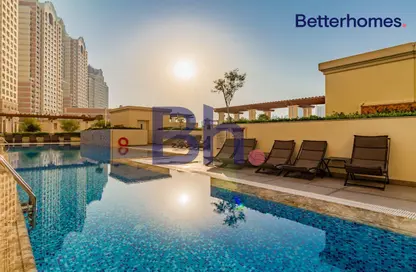 شقة - غرفة نوم - 2 حمامات للايجار في فيفا غرب - فيفا بحرية - جزيرة اللؤلؤة - الدوحة