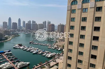 شقة - غرفة نوم - 2 حمامات للايجار في طريق بورتو الشرقي - بورتو أرابيا - جزيرة اللؤلؤة - الدوحة