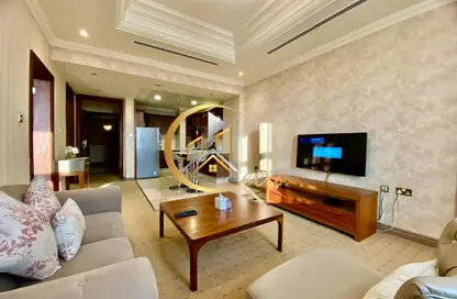Apartment - 1 Bedroom - 2 Bathrooms for rent in Al Sadd Tourist Apartments - Al Sadd - Doha