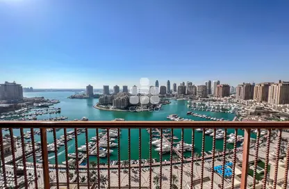 Apartment - 1 Bedroom - 2 Bathrooms for rent in East Porto Drive - Porto Arabia - The Pearl Island - Doha