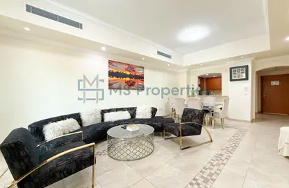Apartment - 1 Bedroom - 2 Bathrooms for rent in West Porto Drive - Porto Arabia - The Pearl Island - Doha