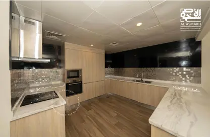 صورة لـ مطبخ شقة - غرفة نوم - 2 حمامات للايجار في برج 6 - فيفا بحرية - جزيرة اللؤلؤة - الدوحة ، صورة رقم 1