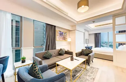 Apartment - Studio - 1 Bathroom for rent in Al Sadd Road - Al Sadd - Doha