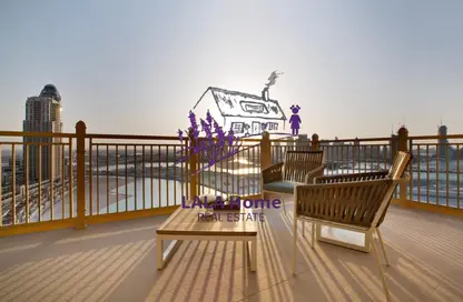 Townhouse - 3 Bedrooms - 5 Bathrooms for rent in Abraj Bay - Abraj Quartiers - The Pearl Island - Doha