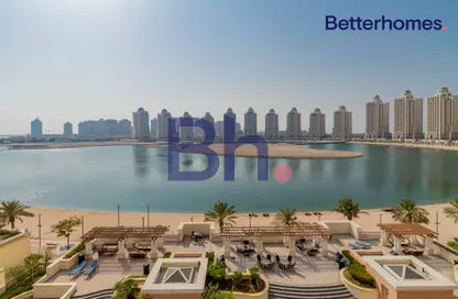 Apartment - 1 Bedroom - 2 Bathrooms for rent in Viva West - Viva Bahriyah - The Pearl Island - Doha