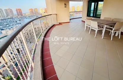 Apartment - 3 Bedrooms - 5 Bathrooms for rent in La Croisette - Porto Arabia - The Pearl Island - Doha