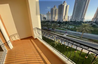 Balcony image for: Apartment - 2 Bedrooms - 3 Bathrooms for rent in Giardino Apartments - The Pearl Island - Doha, Image 1
