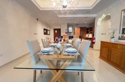 Apartment - 2 Bedrooms - 3 Bathrooms for rent in Viva West - Viva Bahriyah - The Pearl Island - Doha