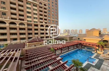 Apartment - 1 Bedroom - 2 Bathrooms for rent in East Porto Drive - Porto Arabia - The Pearl Island - Doha