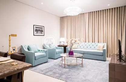 Apartment - 1 Bedroom - 2 Bathrooms for rent in Lusail Residence - Marina District - Lusail