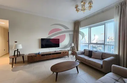Apartment - 3 Bedrooms - 2 Bathrooms for rent in Burj Al Marina - Marina District - Lusail
