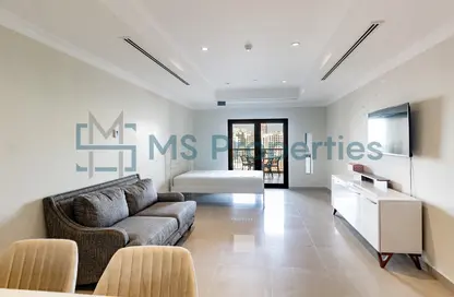 Apartment - Studio - 1 Bathroom for sale in East Porto Drive - Porto Arabia - The Pearl Island - Doha