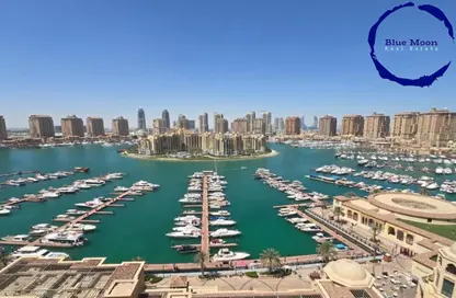 شقة - 2 غرف نوم - 3 حمامات للبيع في طريق بورتو الغربي - بورتو أرابيا - جزيرة اللؤلؤة - الدوحة