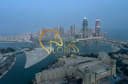 شقة - 2 غرف نوم - 3 حمامات للايجار في برج زجزاج  ب - أبراج زجزاج - الخليج الغربي - الدوحة