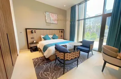 شقة - غرفة نوم - 2 حمامات للايجار في البلاج الجنوبي - البلاج - جزيرة اللؤلؤة - الدوحة