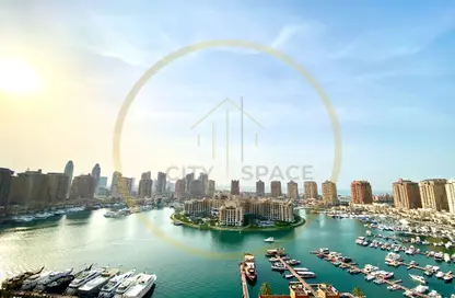 Apartment - 2 Bedrooms - 3 Bathrooms for rent in East Porto Drive - Porto Arabia - The Pearl Island - Doha