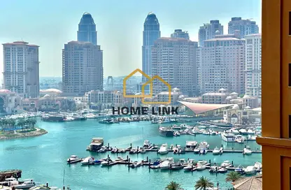 Apartment - 1 Bedroom - 2 Bathrooms for sale in East Porto Drive - Porto Arabia - The Pearl Island - Doha Apartment - 1 Bedroom - 2 Bathrooms for sale in East Porto Drive - Porto Arabia - The Pearl Island - Doha