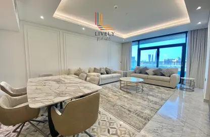 Apartment - 2 Bedrooms - 3 Bathrooms for rent in Lusail Marina Heights - Marina District - Lusail