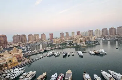 شقة - غرفة نوم - 2 حمامات للايجار في طريق بورتو الشرقي - بورتو أرابيا - جزيرة اللؤلؤة - الدوحة