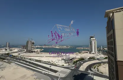 شقة - غرفة نوم - 2 حمامات للايجار في برج داماك ووترفرونت - القسم السكني - الواجهة المائية - الوسيل