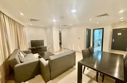 Hotel Apartments - 2 Bedrooms - 2 Bathrooms for rent in Al Aqaria Tower - Old Salata - Salata - Doha