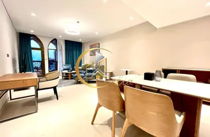 شقة - غرفة نوم - 2 حمامات للايجار في البلاج الجنوبي - البلاج - جزيرة اللؤلؤة - الدوحة