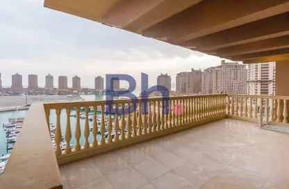 Apartment - 3 Bedrooms - 4 Bathrooms for rent in West Porto Drive - Porto Arabia - The Pearl Island - Doha